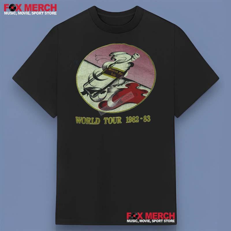 Rose Tattoo Band Scarred for Life Tour T-Shirt