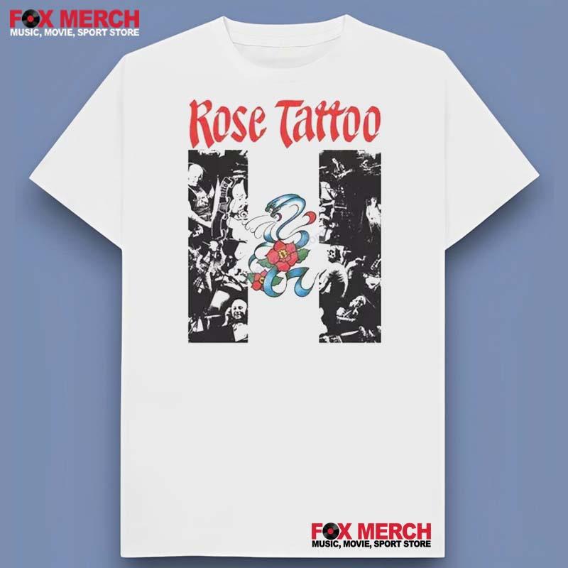 Rose Tattoo Rock N Roll Music Shirt