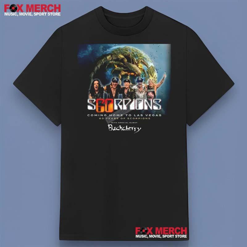 Scorpions Coming Home To Las Vegas 60 Years Of Scorpions 2025 Shirt