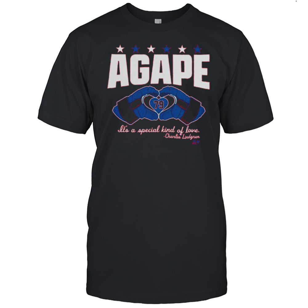 Agape Love Washington Hockey Charlie Lindgren Shirt