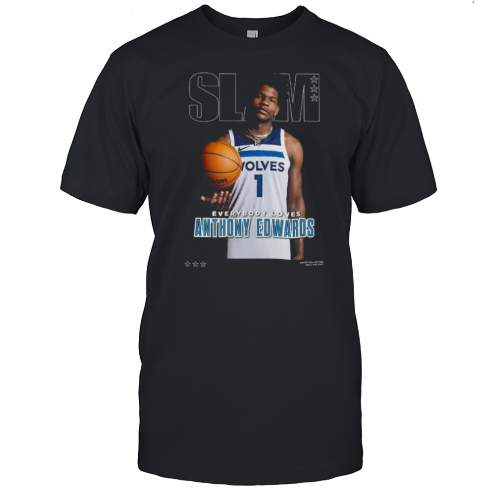 Anthony Edwards Minnesota Timberwolves SLAM Cover T Shirt