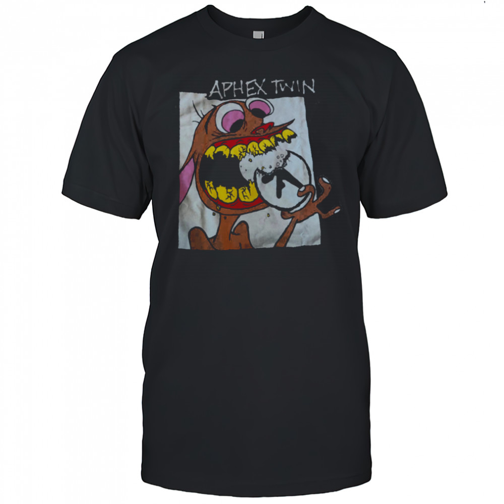 Aphex Twin Ren and Stimpy Mashup T Shirt