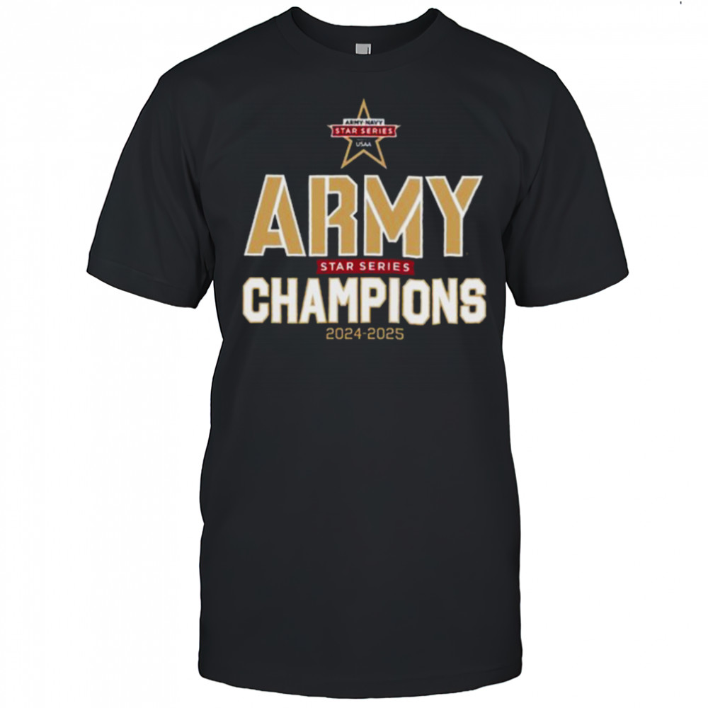 Army Black Knights 2025 Star Series Champions T Shirt