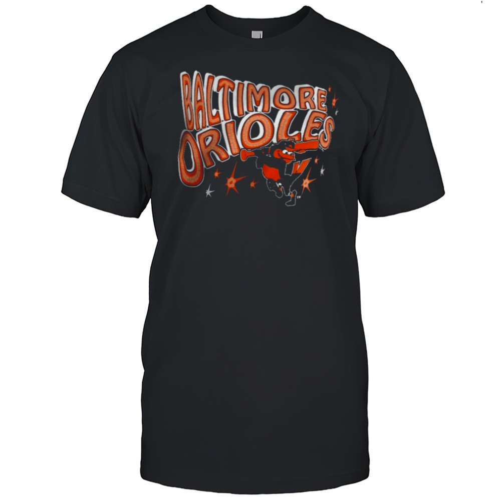 Baltimore Orioles Starter Women’s Fireworks V Neck T Shirt