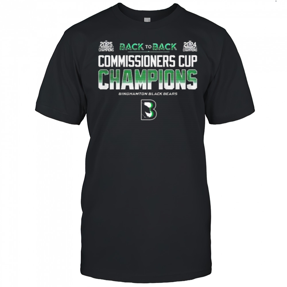 Binghamton Black Bears Champions Commissioner Cup 2025 Shirt