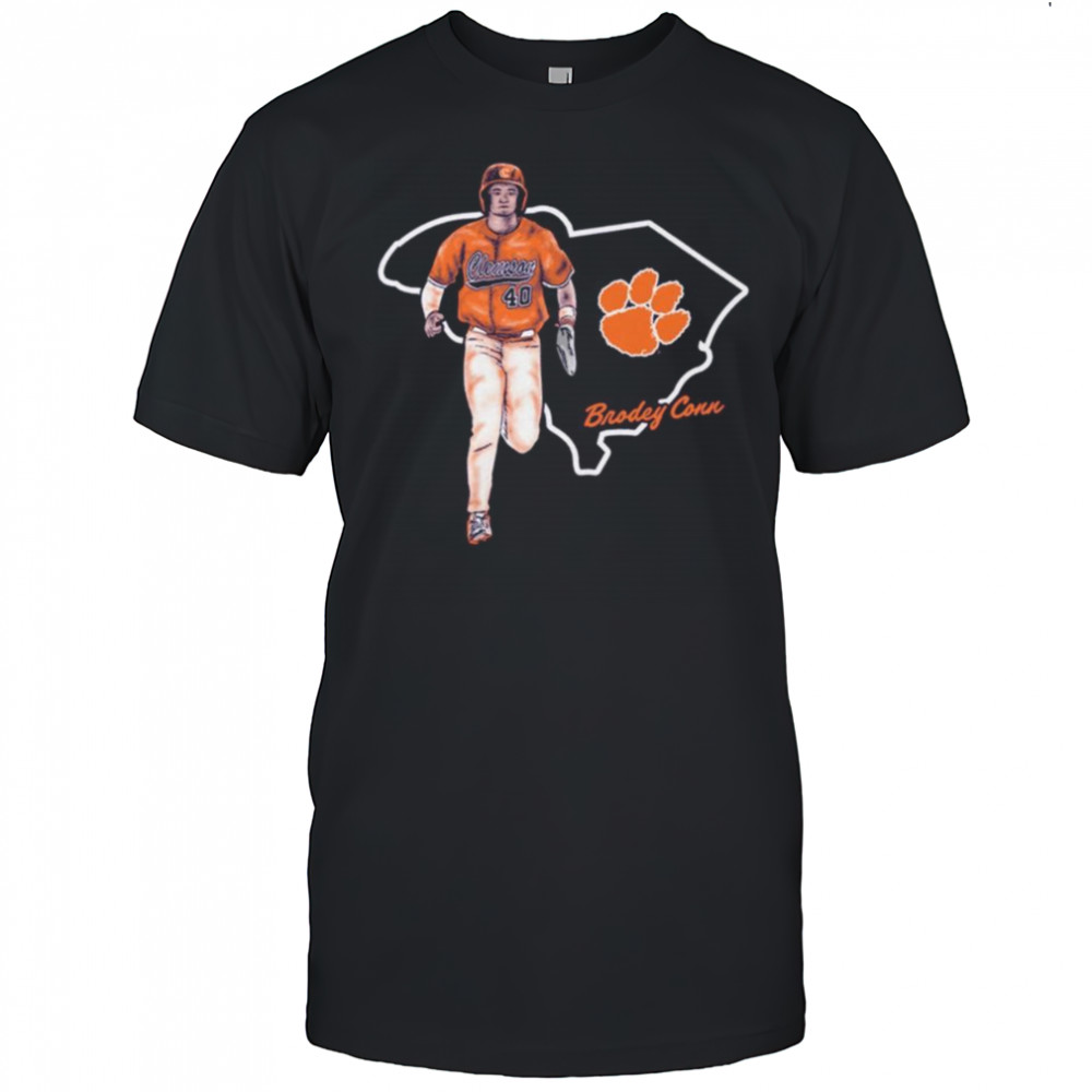 Brodey Conn Clemson Tigers Baseball State NCAA Division I 2025 t-shirt