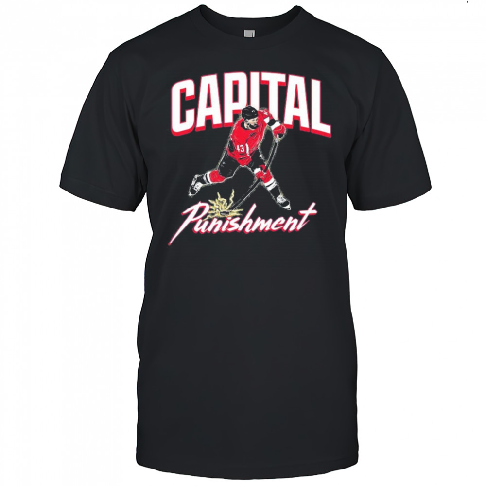 Capital Punishment Tom Wilson Washington Capitals Hockey t-shirt