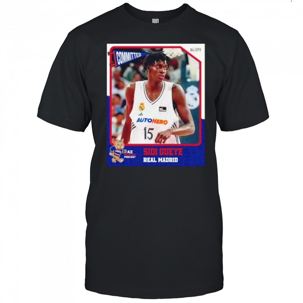 Committed Sidi Gueye real madrid Arizona Wildcats shirt