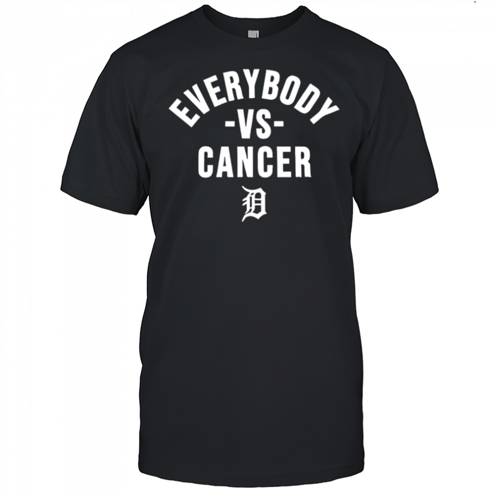 Detroit Tigers Everybody vs cancer Strikeout Cancer Special shirt