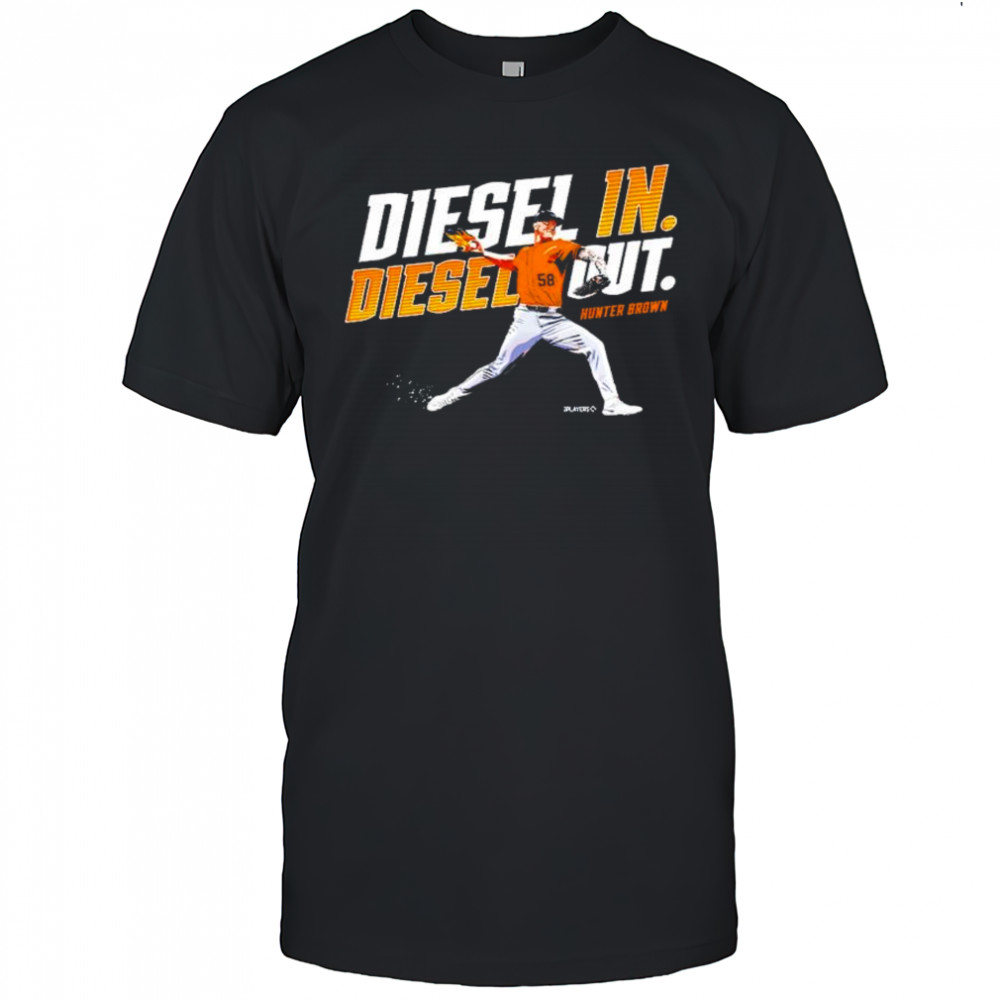 Diesel In Diesel Out Hunter Brown Houston Astros MLB t-shirt