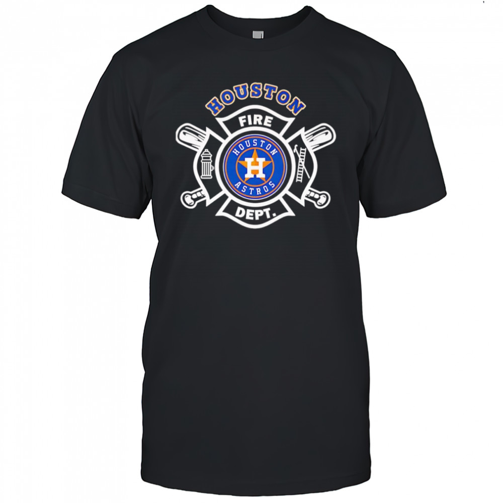 Fire dept Houston Astros baseball shirt