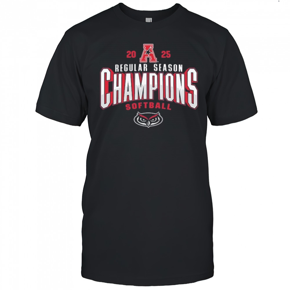 Florida Atlantic Owls 2025 AAC Softball Regular Season Champions Shirt