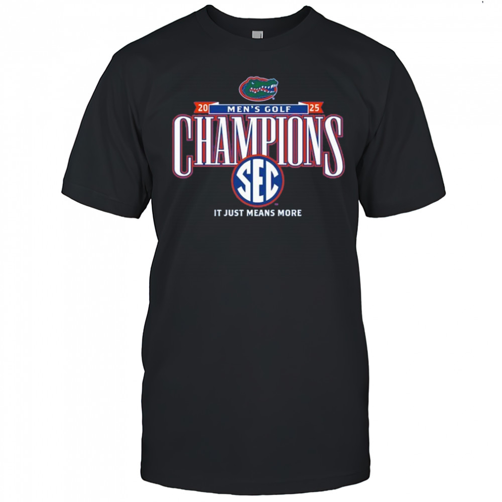 Florida Gators 2025 SEC Men’s Golf Champions Shirt