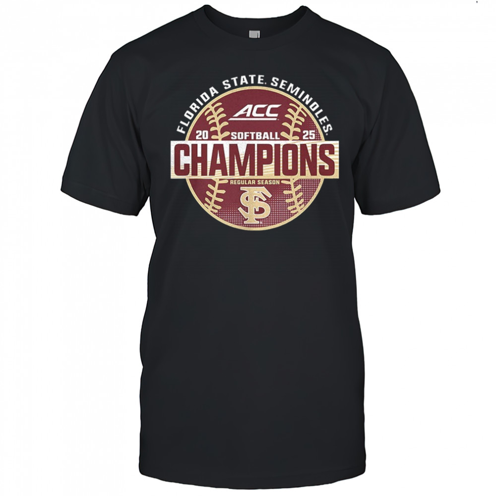 Florida State Seminoles 2025 ACC Softball Regular Season Champions shirt