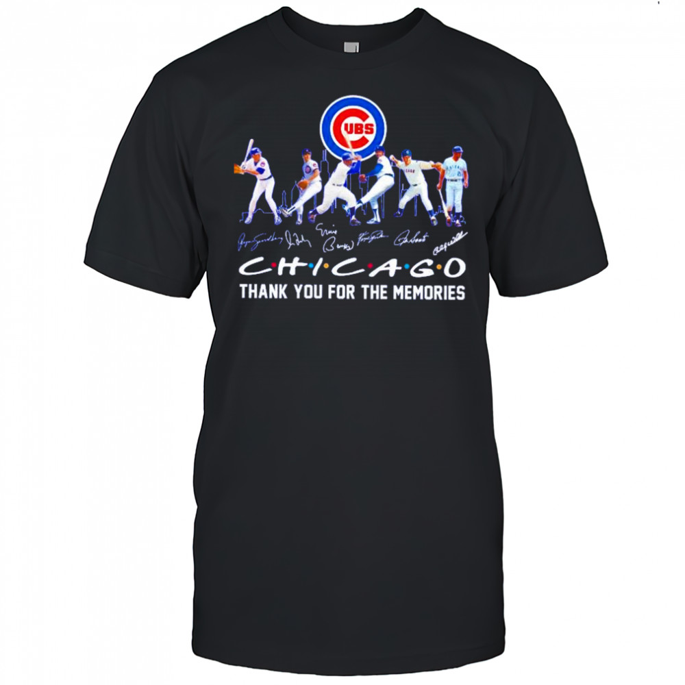 Friends Chicago Cubs legends thank you for the memories shirt