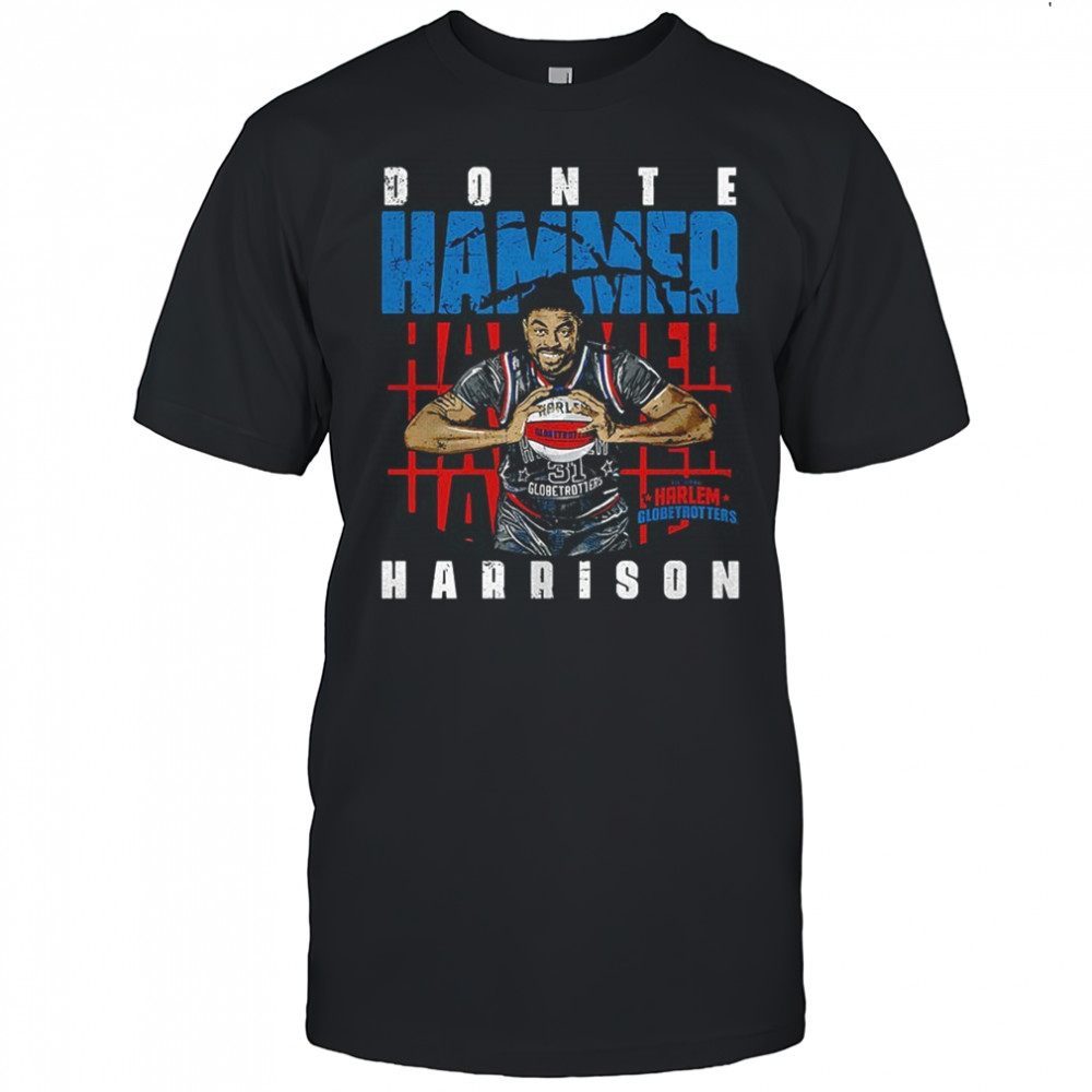 Hammer Harrison Harlem Globetrotters pose shirt