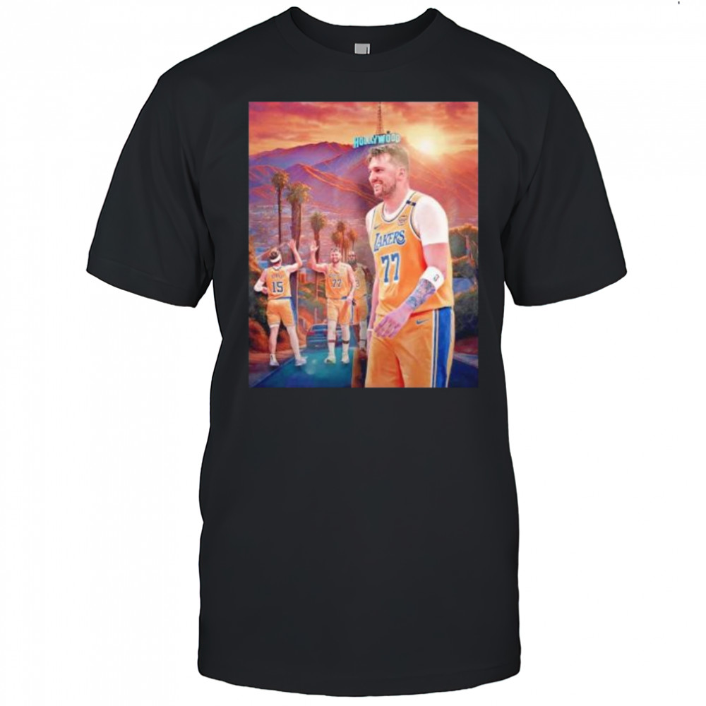 Hollywood Luka Doncic LA Lakers biggest trade in NBA history shirt
