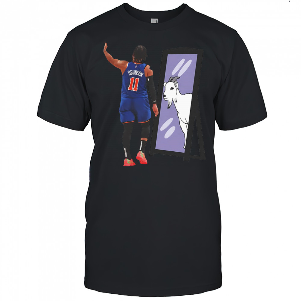 Jalen Brunson Goat mirror shirt