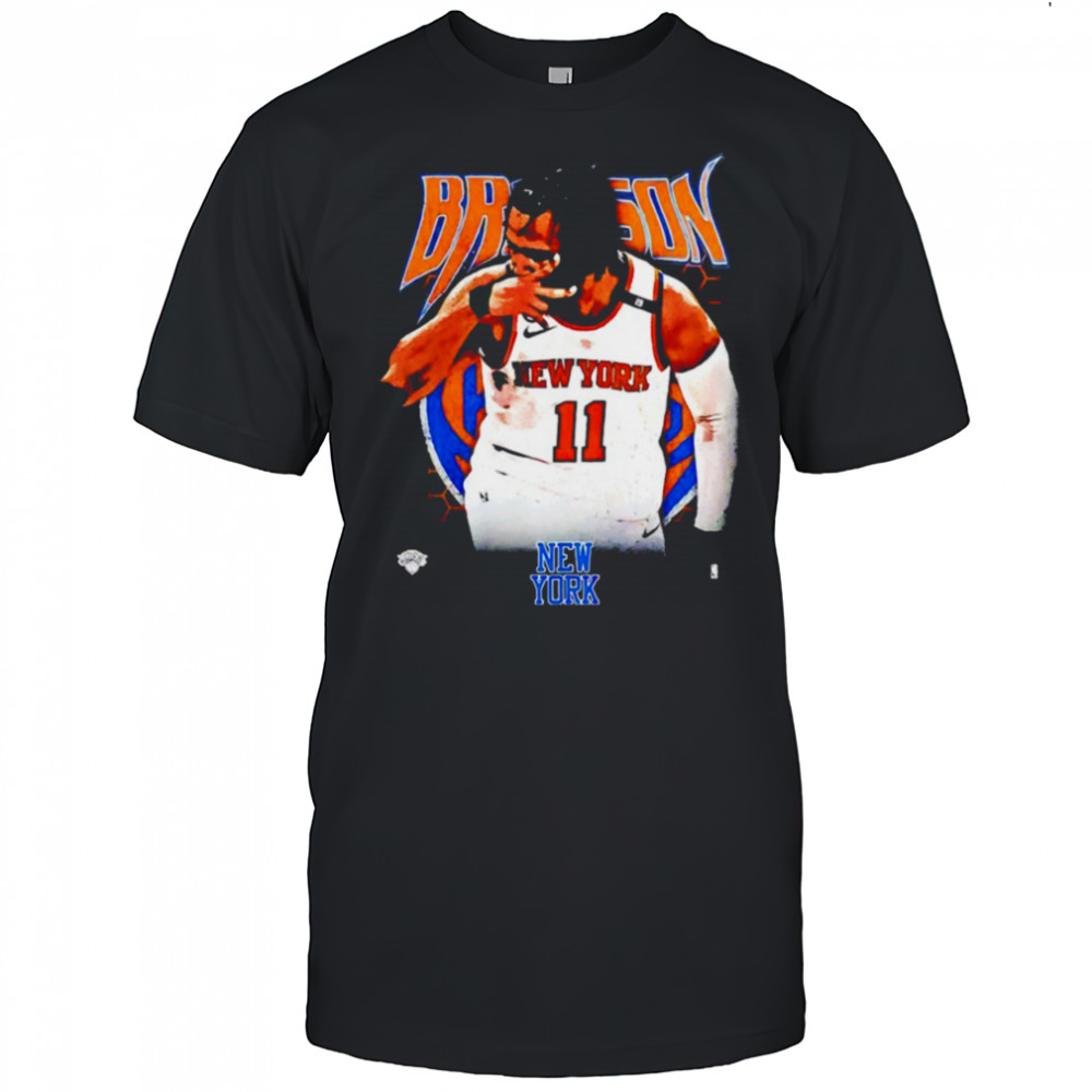 Jalen Brunson NY Knicks player collage shirt