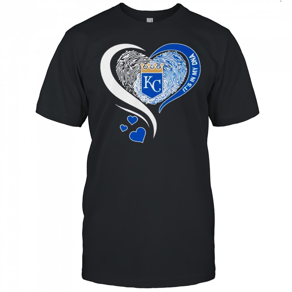 Kansas City Royals It’s In My DNA Heart T-Shirt