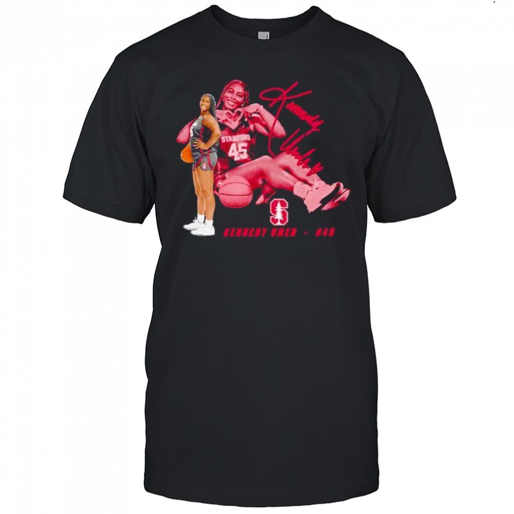 Kennedy Umeh 45 Stanford Cardinal portrait shirt