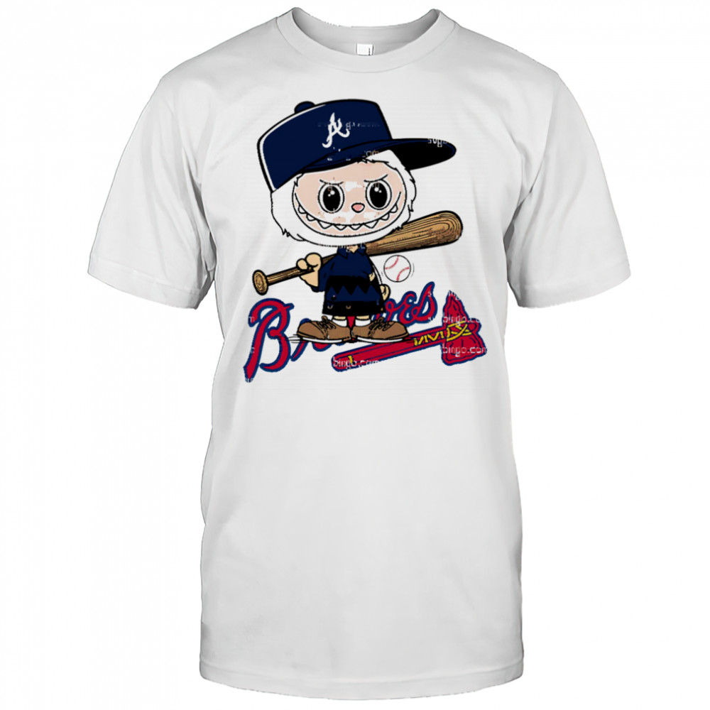 Labubu Charlie Brown Atlanta Braves shirt