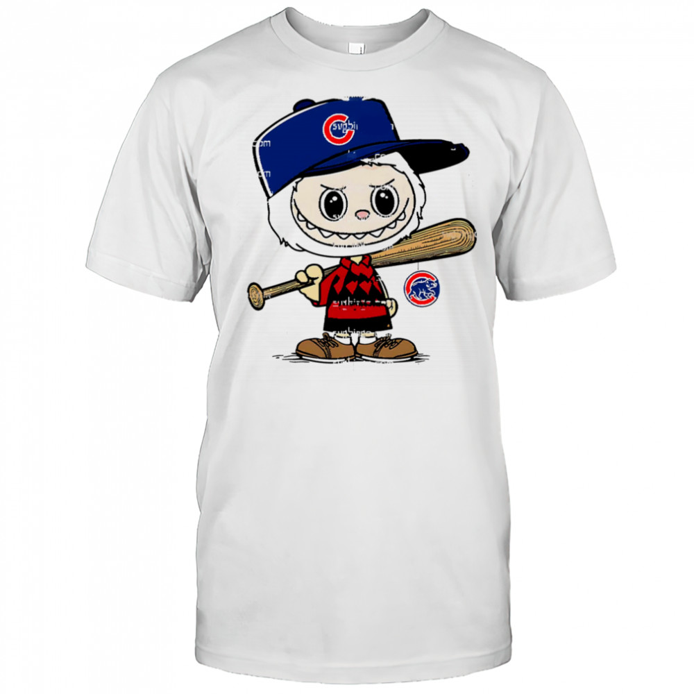 Labubu Charlie Brown Chicago Cubs shirt
