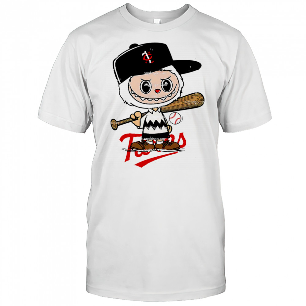 Labubu Charlie Brown Minnesota Twins shirt