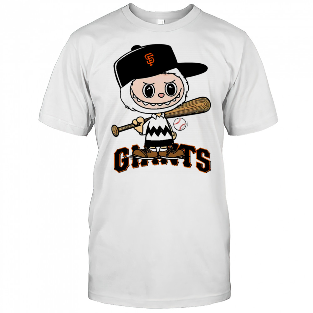 Labubu Charlie Brown San Francisco Giants shirt