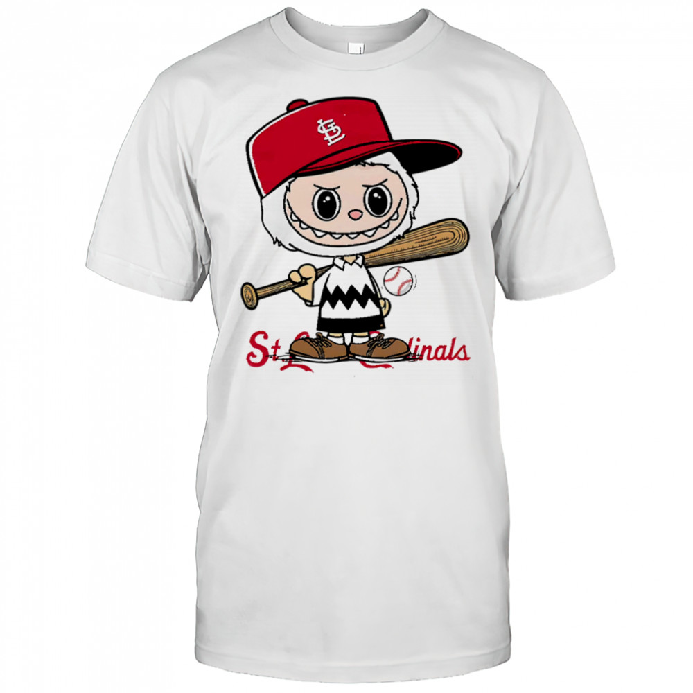 Labubu Charlie Brown St Louis Cardinals shirt