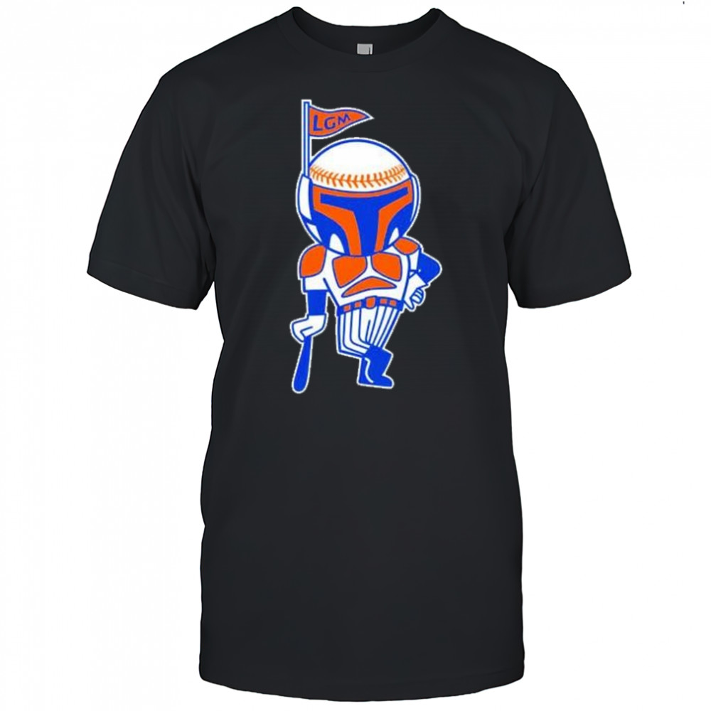 LGM The Mandalorian New York Mets Star Wars shirt