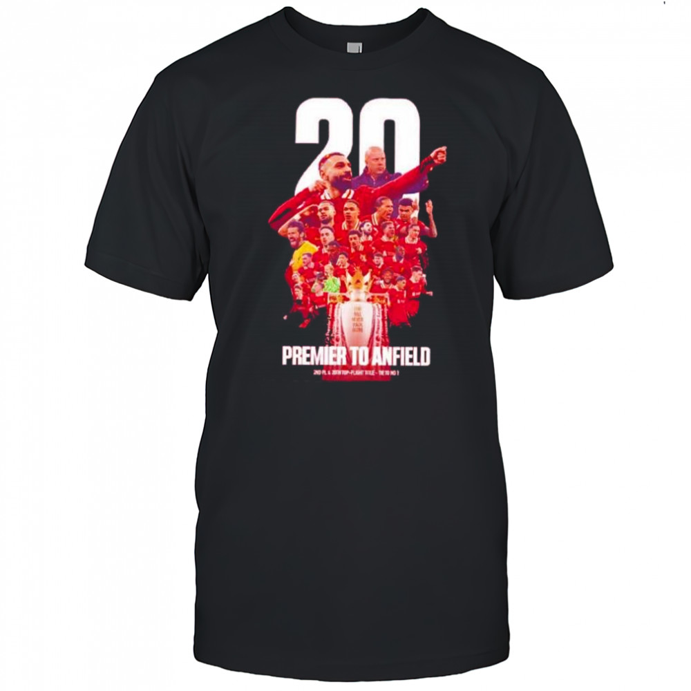 Liverpool FC 20th premier to anfield players shirt