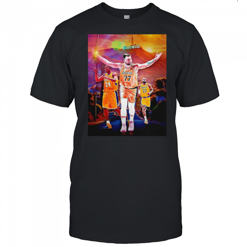 Luka Doncic the Most PPG in Lakers playoff history shirt