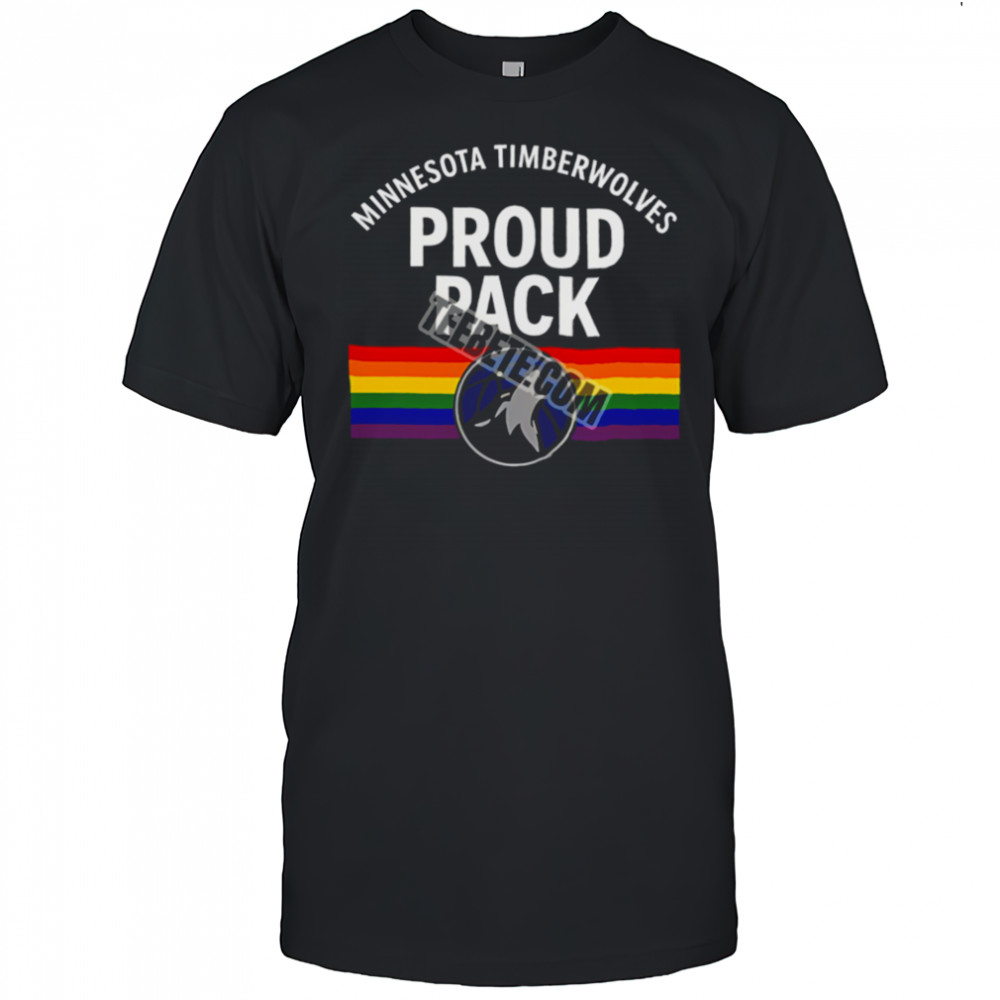 Minnesota Timberwolves Lgbt Pride Proud Pack Shirt