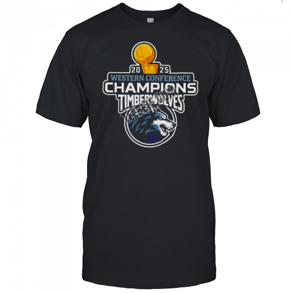 Minnesota Timberwolves Playoffs 2025 Western Conference Champions Shirt