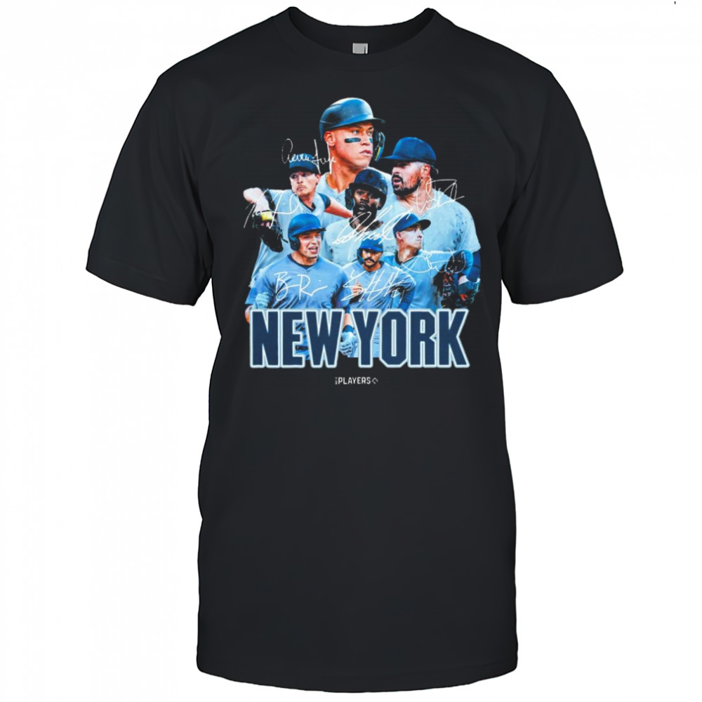 MLB New York Yankees Baseball Players Signatures Series 2025 t-shirt