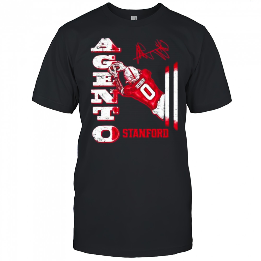 Mudia Reuben Stanford Cardinal comic signature shirt