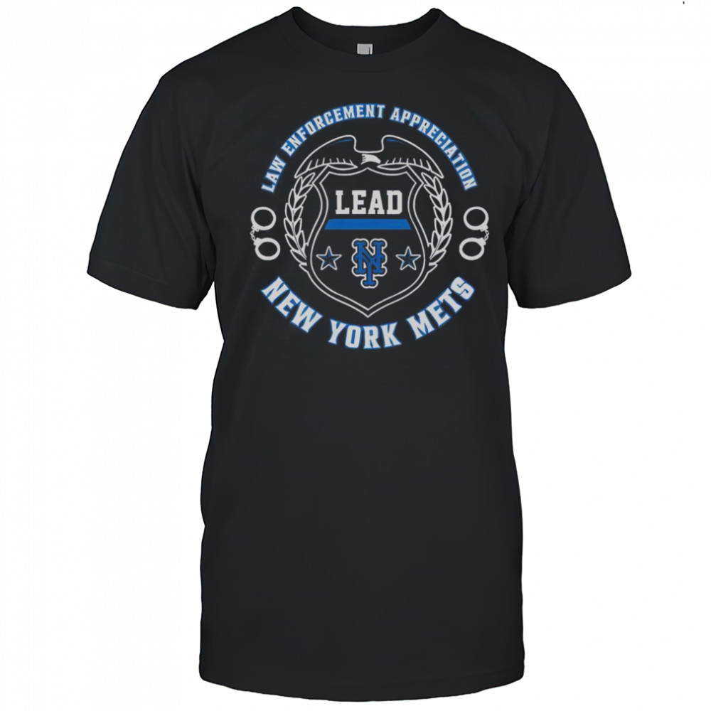 Official New York Mets Law Enforcement Appreciation Day 2025 T-Shirt