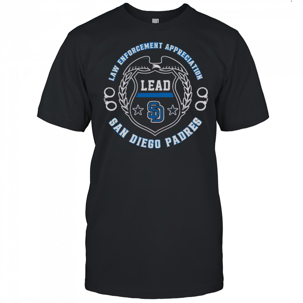 Official San Diego Padres Law Enforcement Appreciation Day 2025 T-Shirt