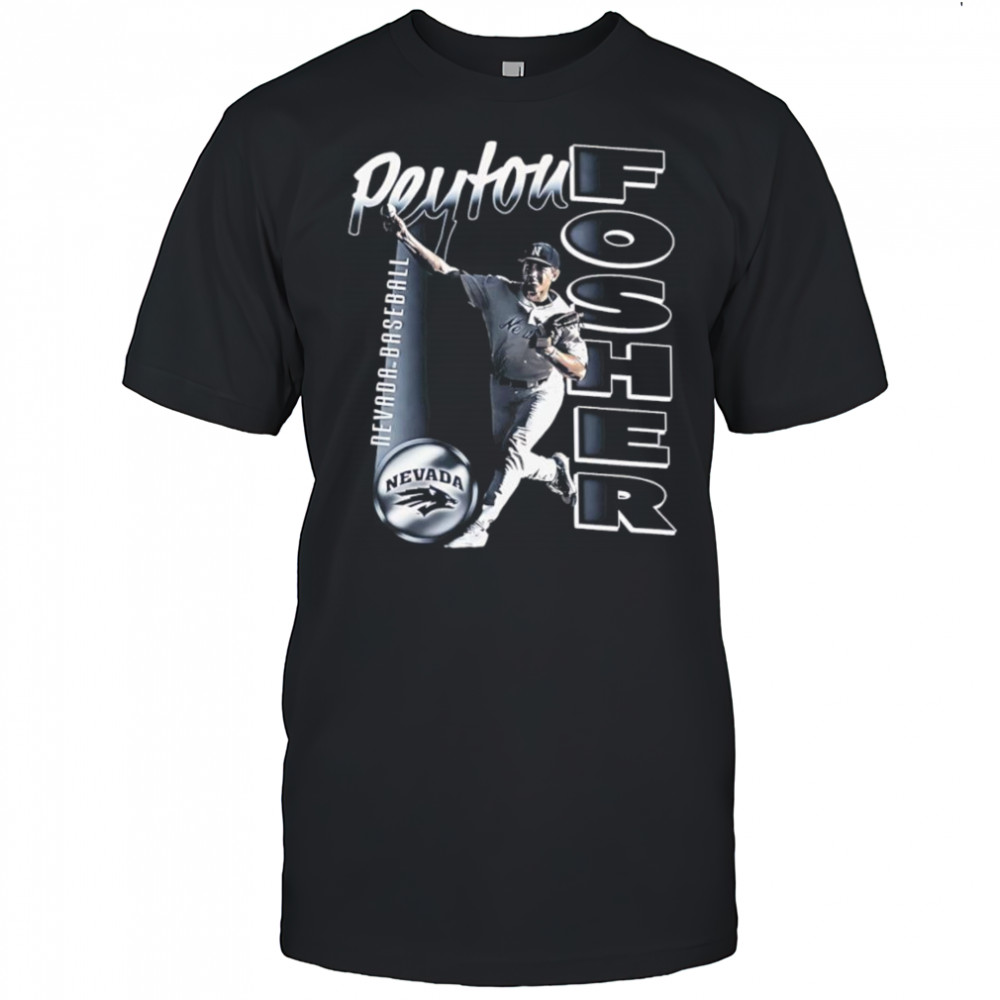 Peyton Fosher Nevada baseball retro shirt