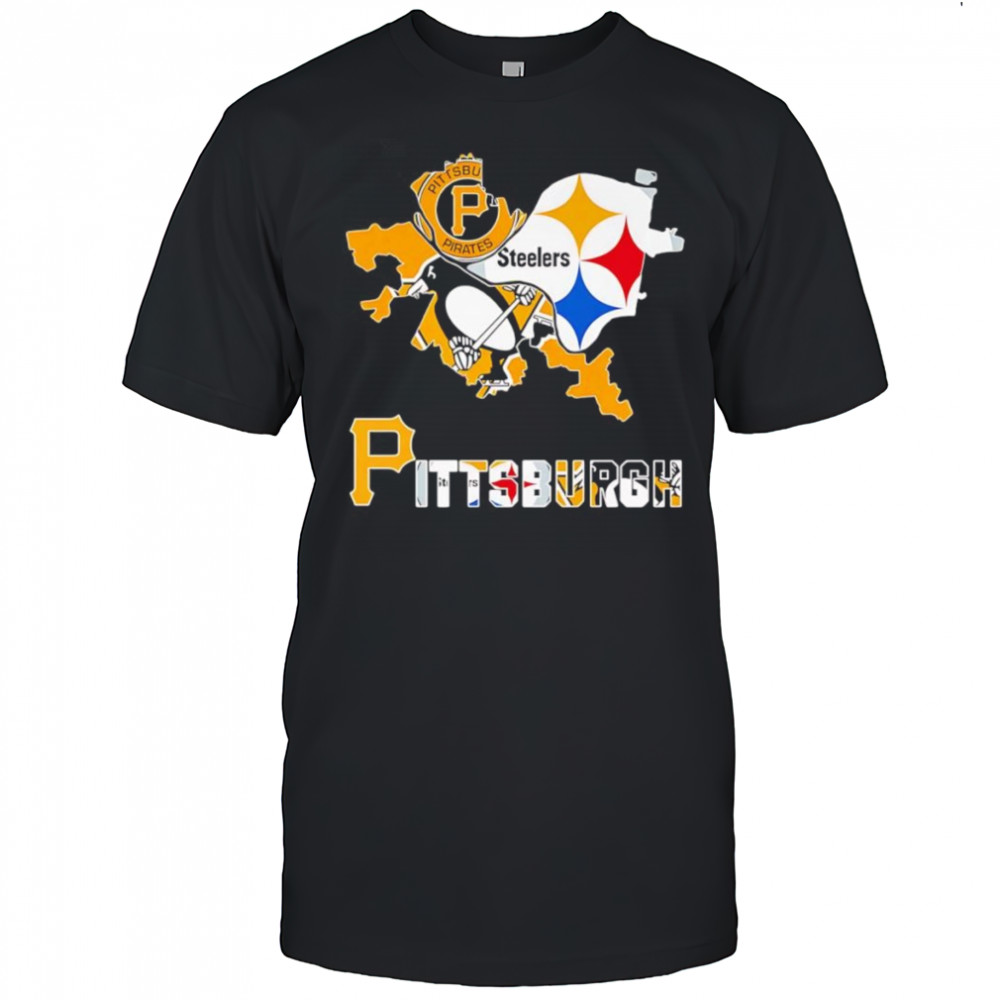 Pittsburg State sports map shirt