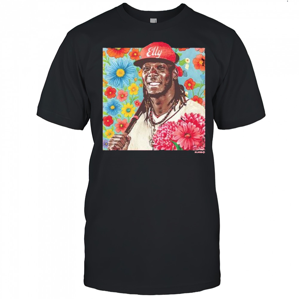 Pocket Full of Elly – Elly De La Cruz Floral Design Cincinnati Reds t-shirt