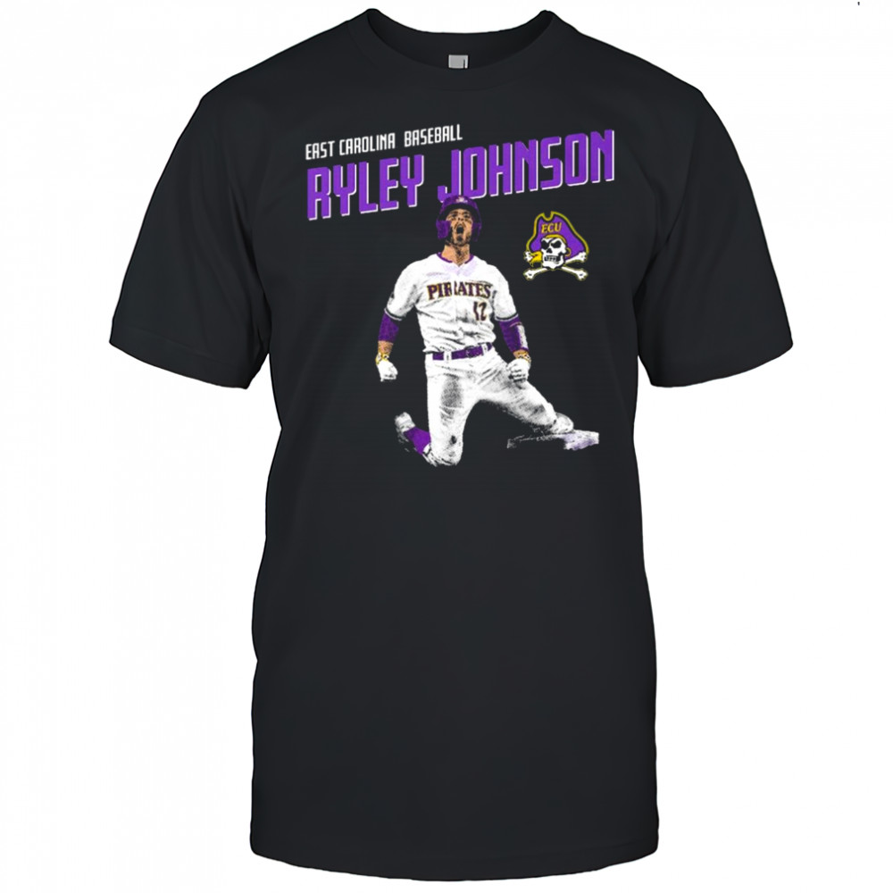 Ryley Johnson East Carolina Pirates baseball NCAA Division I 2025 Graphic t-shirt