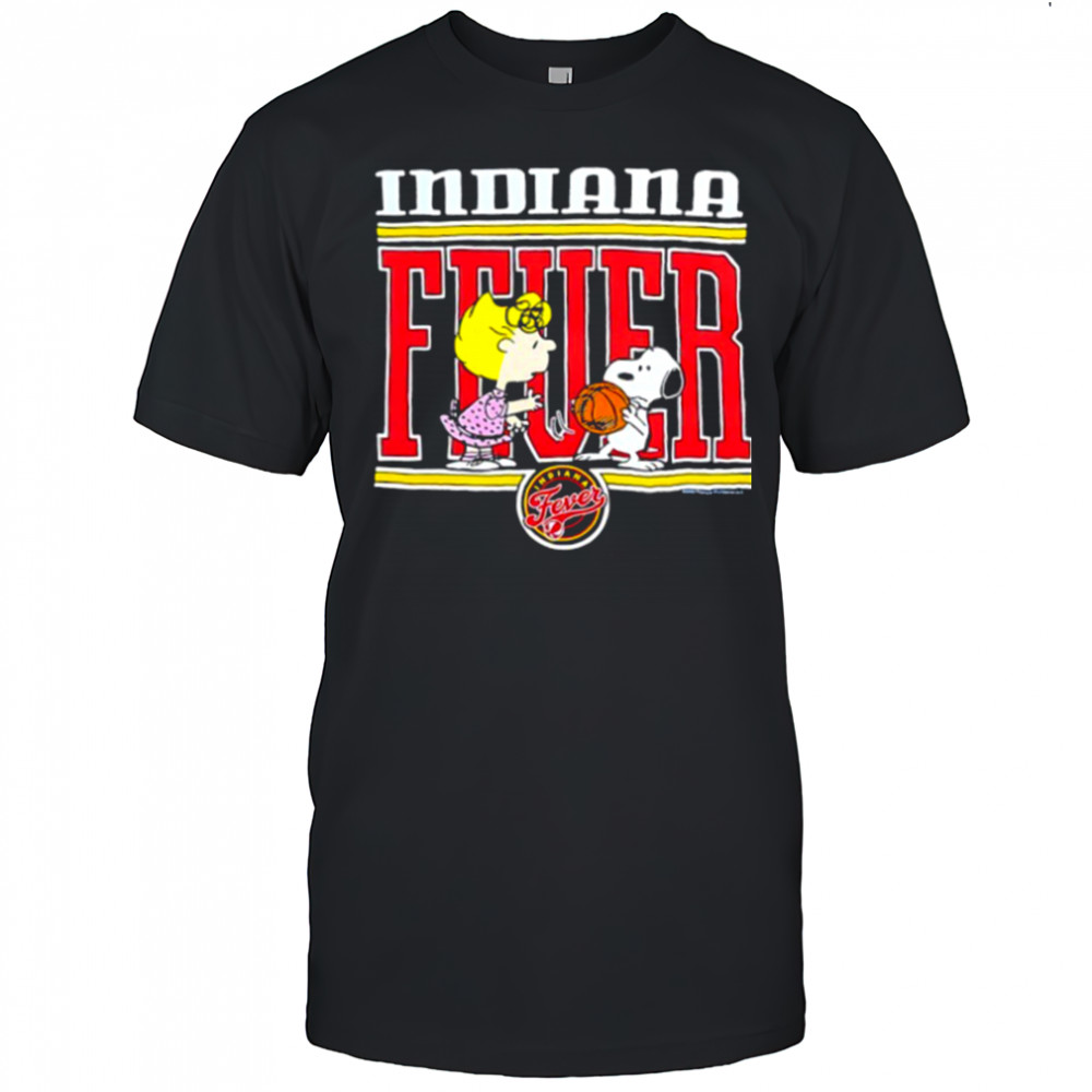 Sally Brown and Snoopy Indiana Fever basketball 2025 shirt