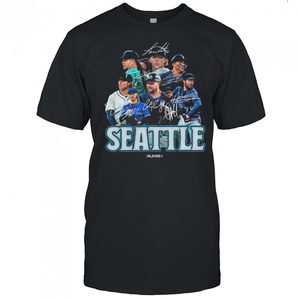 Seattle Mariners MLB Players Series Signatures Shirt