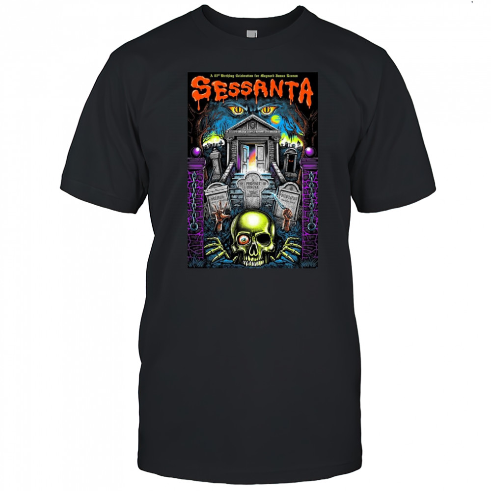 Sessanta With Primus A Perfect Circle Puscifer May 11 2025 Veterans United Home Loans Amphitheater Poster t-shirt