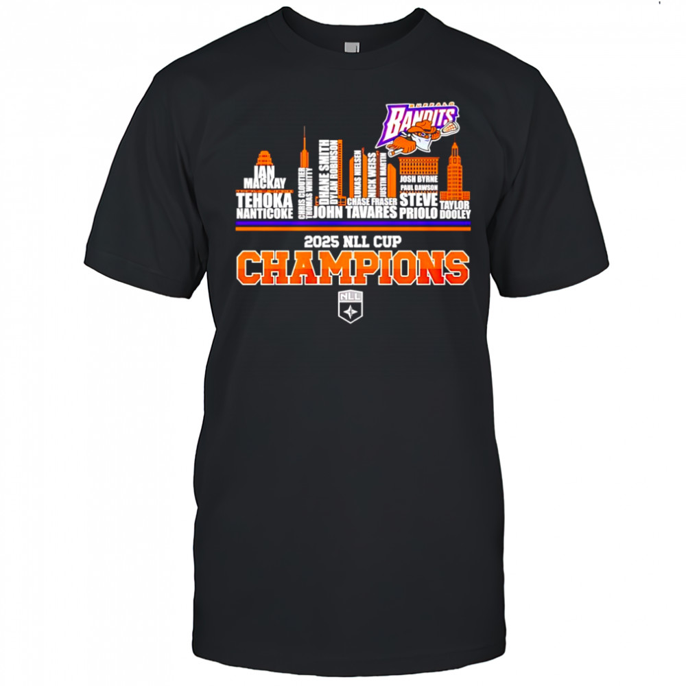 Skyline 2025 NLL Cup Champions Buffalo Bandits shirt