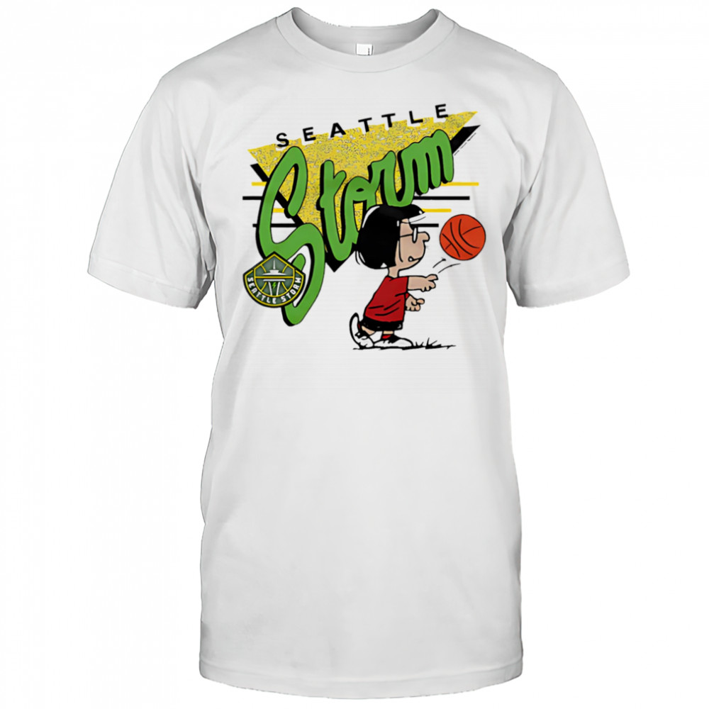 Snoopy Peanuts Marcie x Seattle Storm basketball shirt