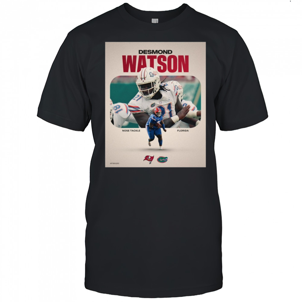 Tampa Bay Buccaneers Football Desmond Watson Nose Tackle Florida Poster t-shirt
