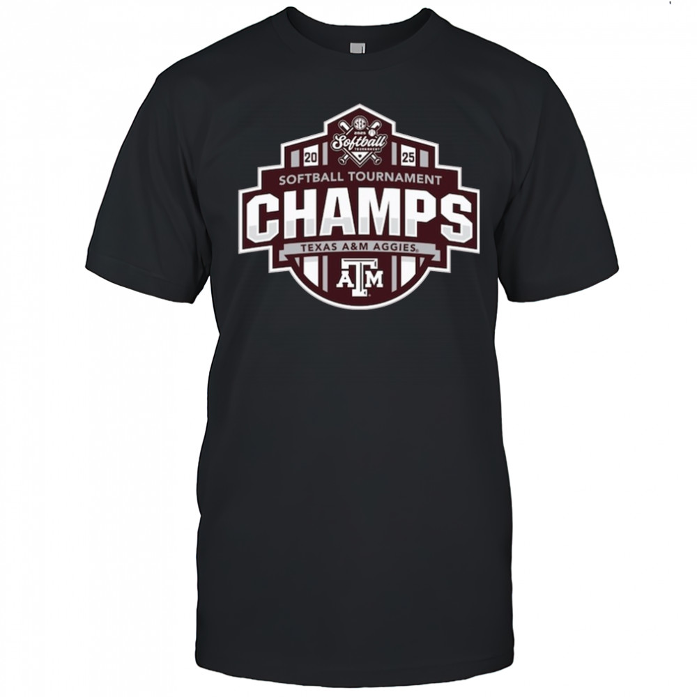 Texas A&M Aggies SEC Softball Conference Tournament Champions Locker Room NCAA 2025 t-shirt
